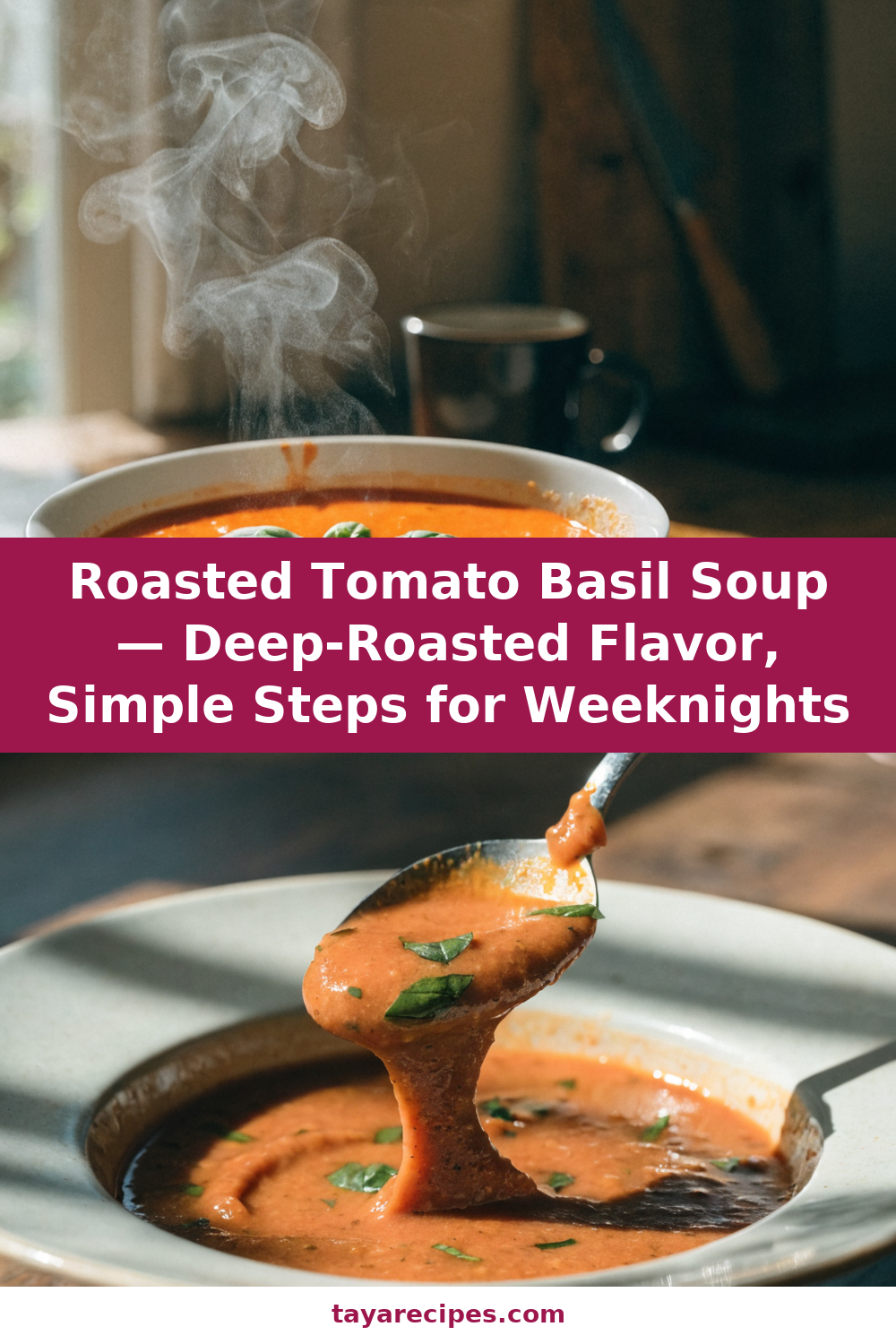 Roasted Tomato Basil Soup
