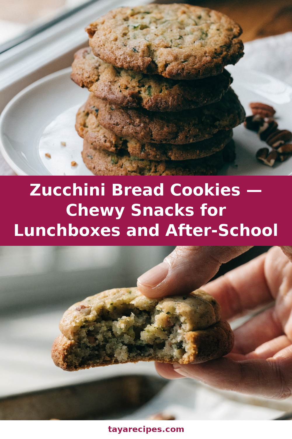 Chewy Zucchini Bread Cookies